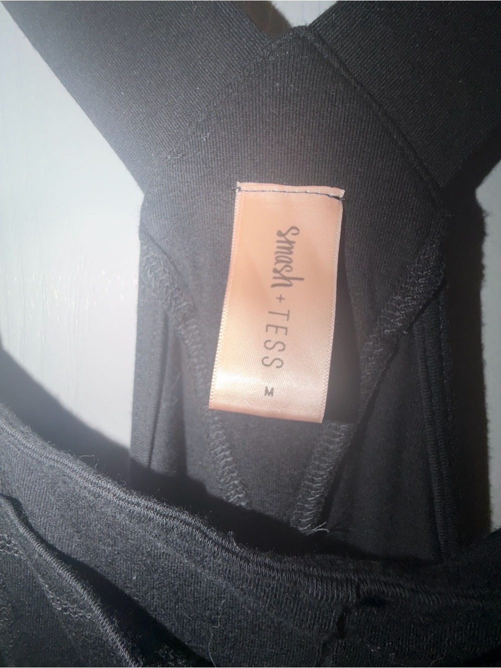 Smash + Tess Black Racerback